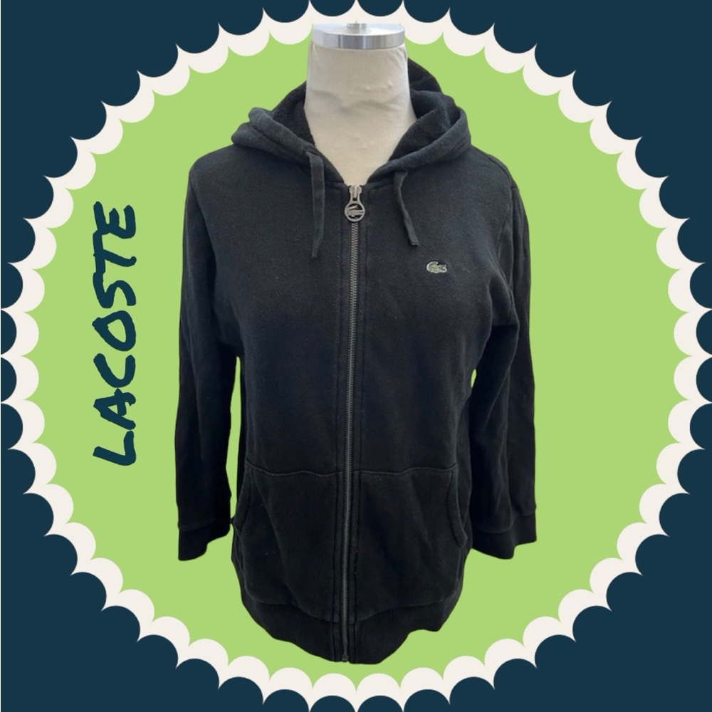 LACOSTE JACKET HOODIE POCKETS COTTON 10
